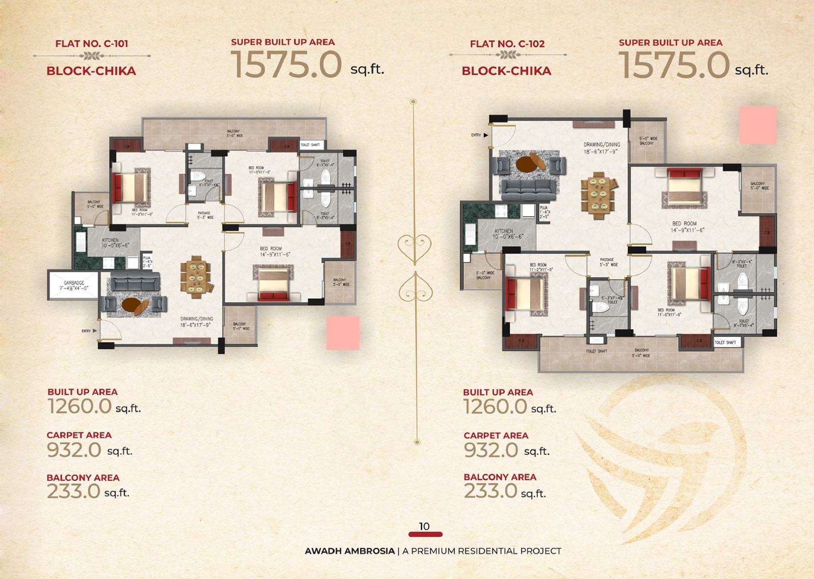 Awadh Ambrosia Floor plan